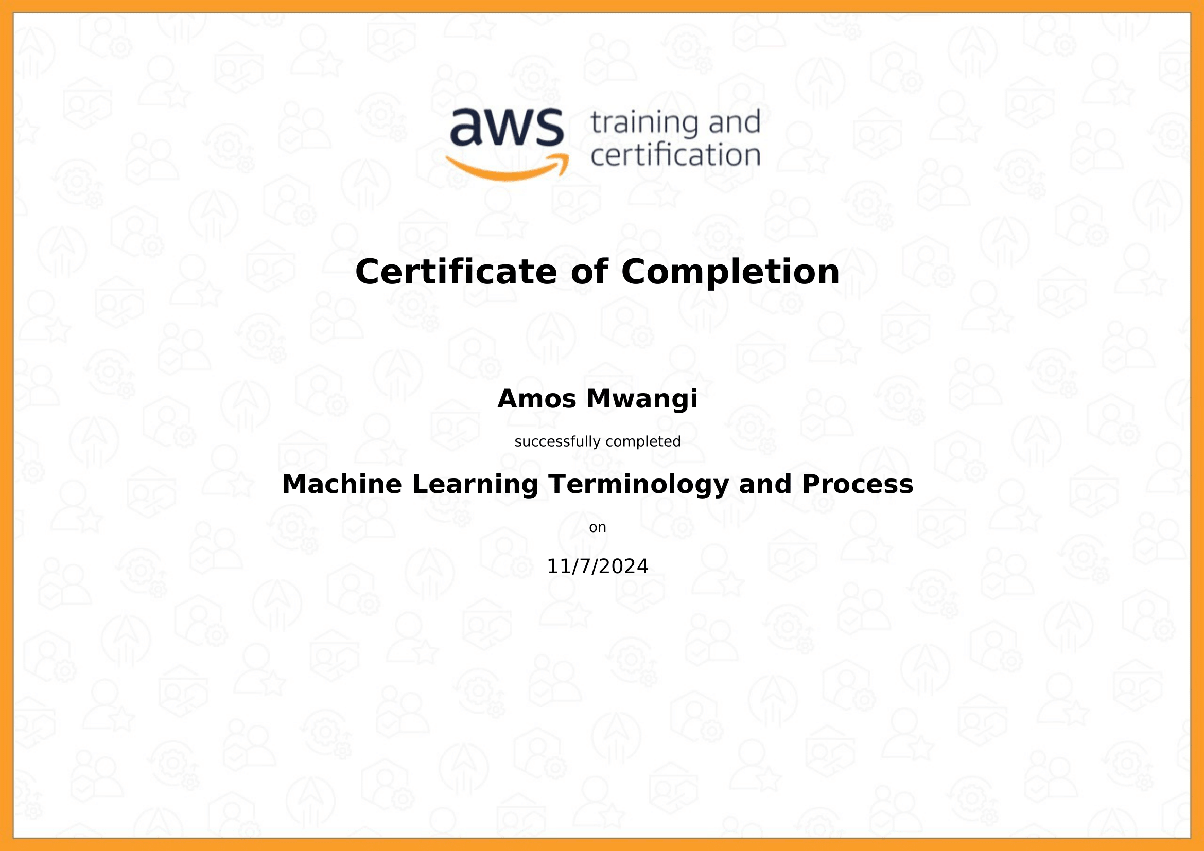 Machine Learning Certification